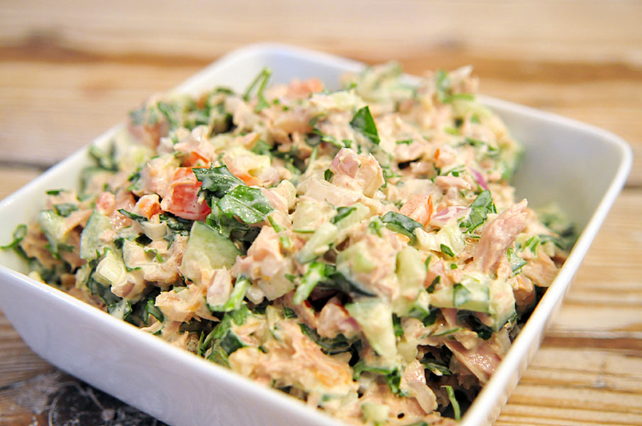 Snelle Tonijnsalade met Cottage Cheese